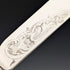 Late Victorian British antique silver plate cutlery, 6 pairs, in wooden box